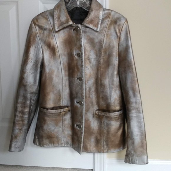 PIMPT One-of-a-Kind Leather Jacket (M) - Picture 1 of 5